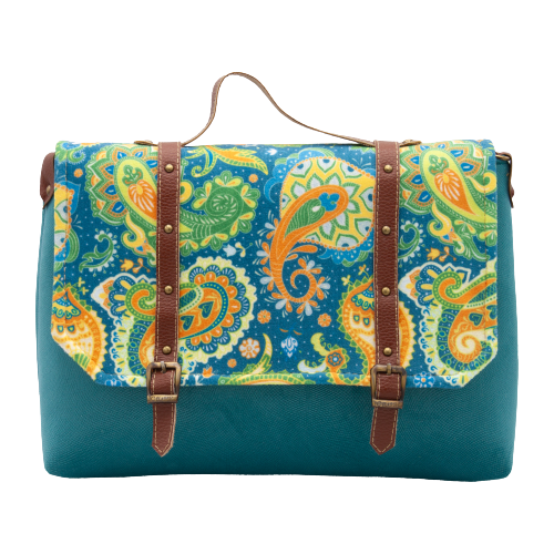 کیف دوشی دست دوز زنانه انگشتدونه مدل بهاره...